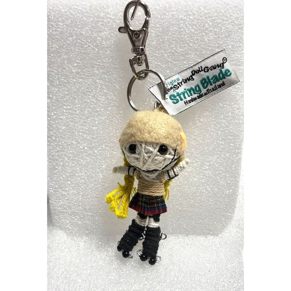 RARE Vintage Kamibashi String Doll Gang String Blade Retired Roller Derby Jammer